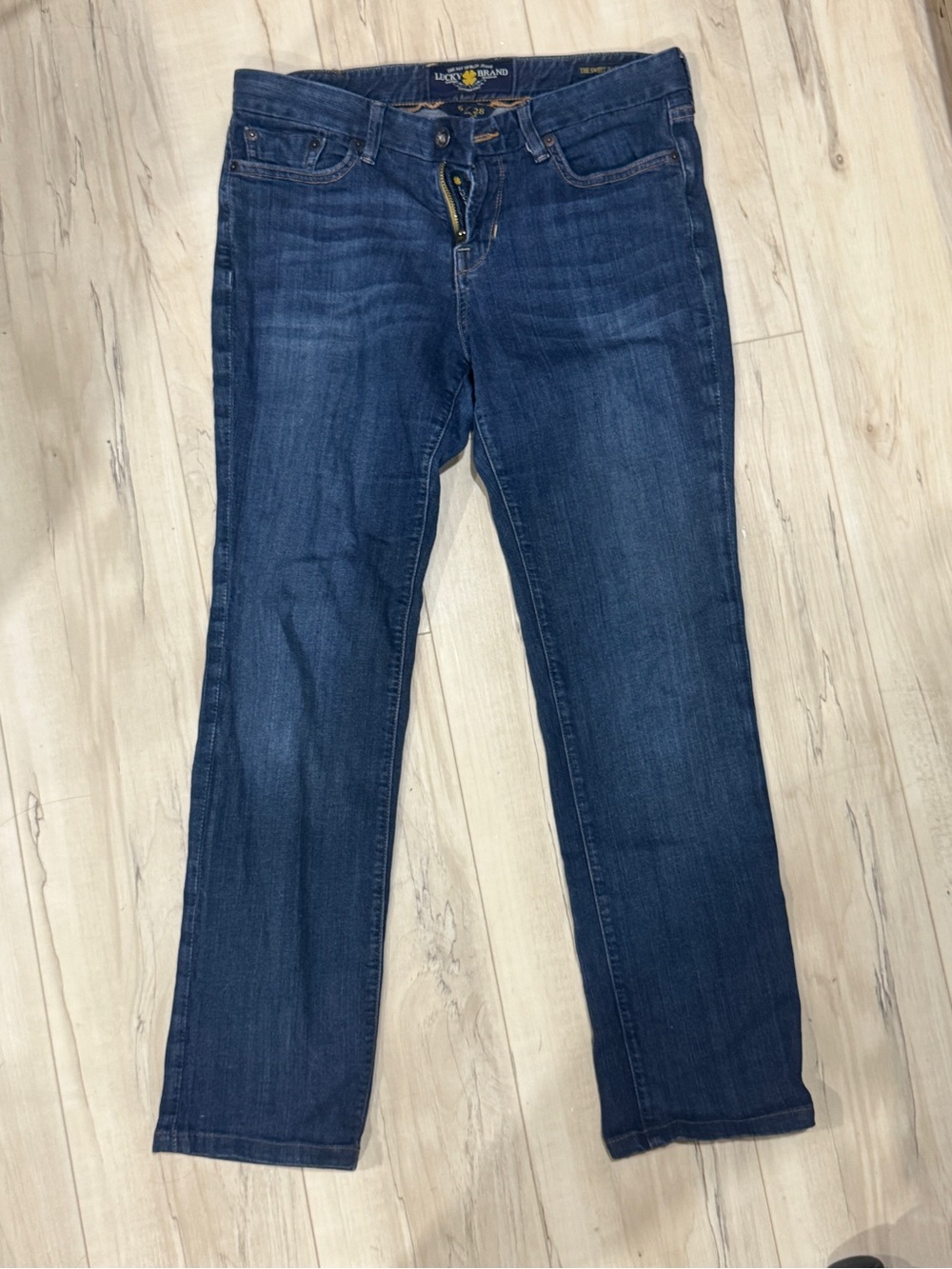 Lucky Brand Women's Indigo Straight Leg Jeans